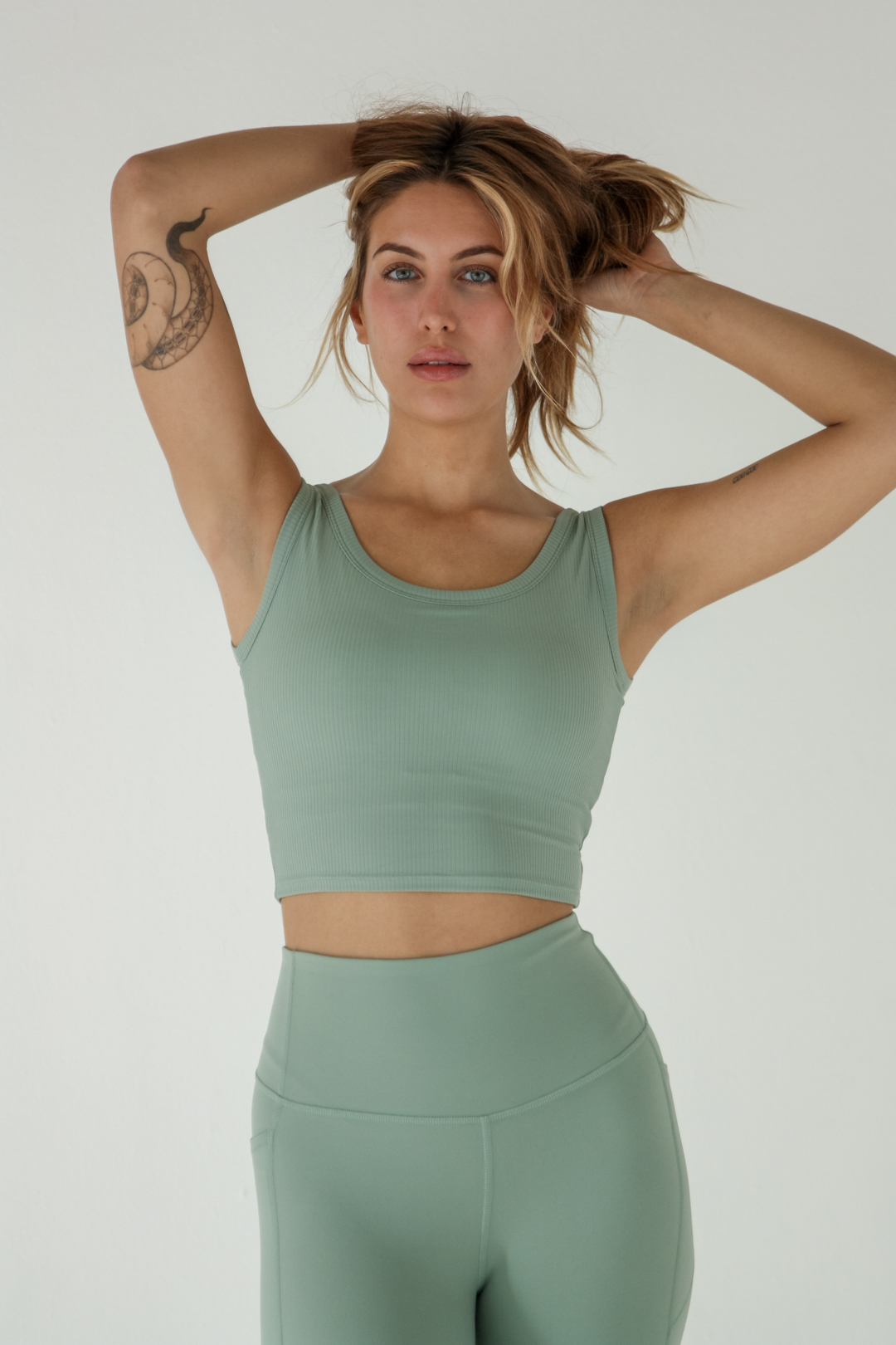 Fit.gymwear Asana Rib Crop Tank - Image 5