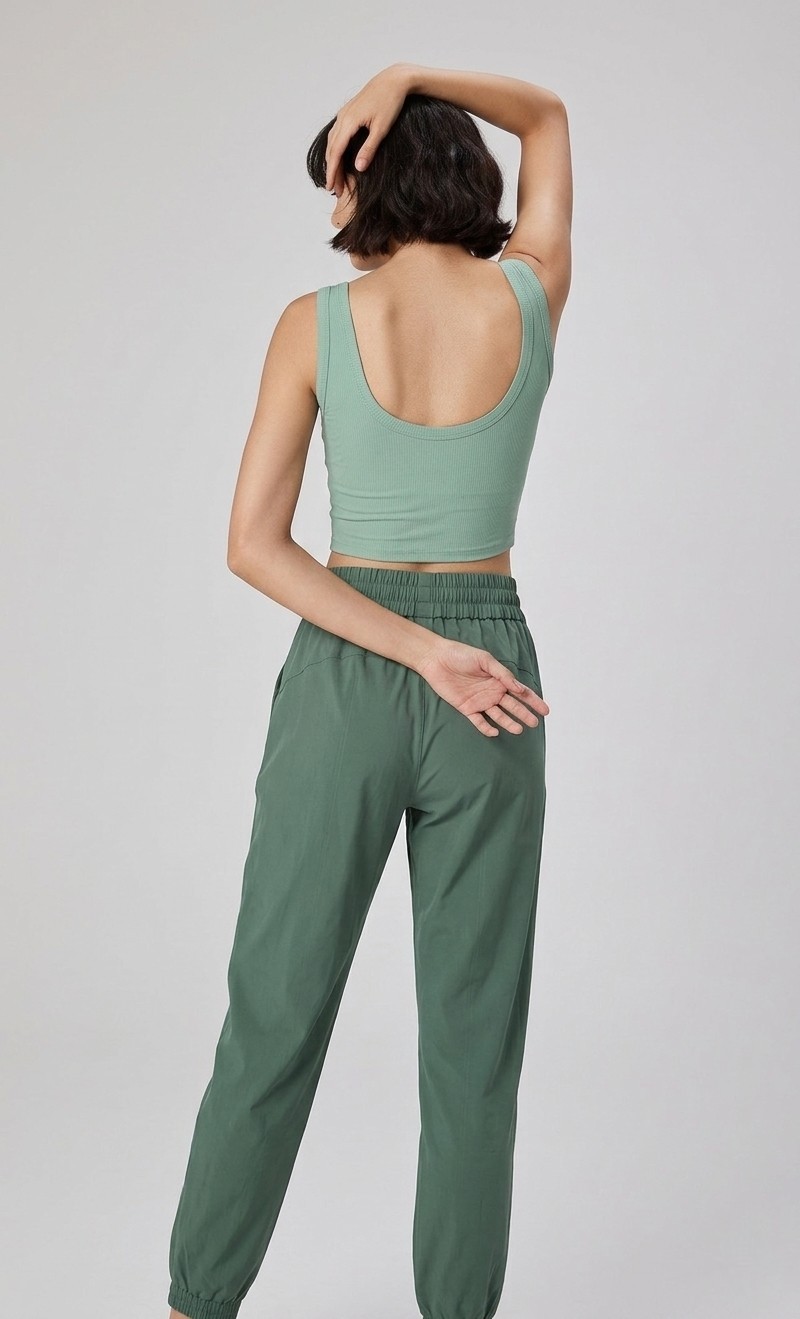 Fit.gymwear Asana Rib Crop Tank - Image 4
